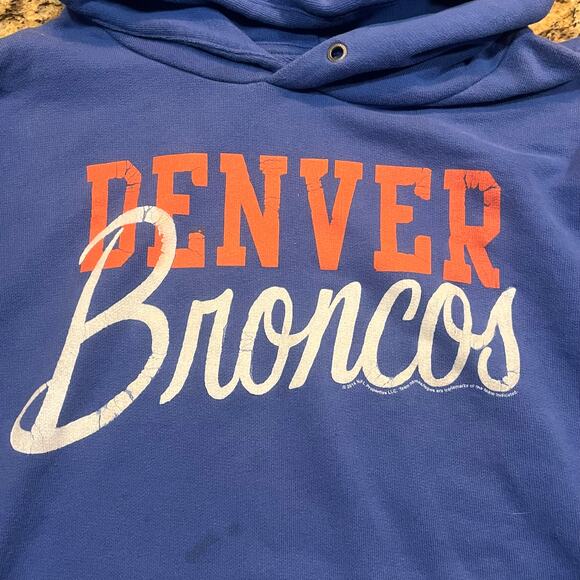 Denver Broncos NFL XL Blue Pullover Hoodie Football - Picture 1 of 8